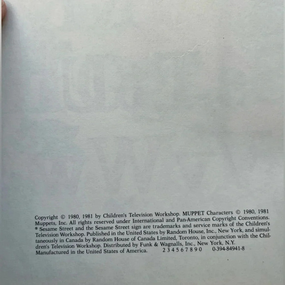 Vintage  Big Bird’s Sesame Street Dictionary Volume 1 - Picture 3 of 3